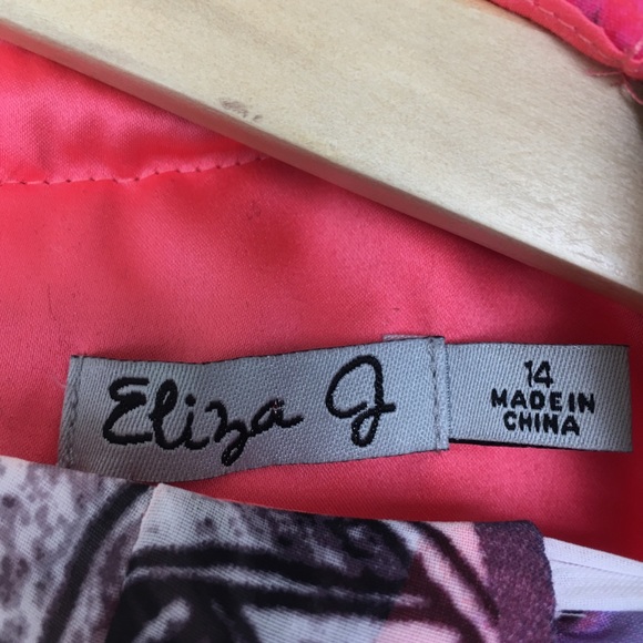 Eliza J Halter Maxi Dress Multicolor Floral Pink & Purple Feminine Sheer Flowy - Picture 7 of 16